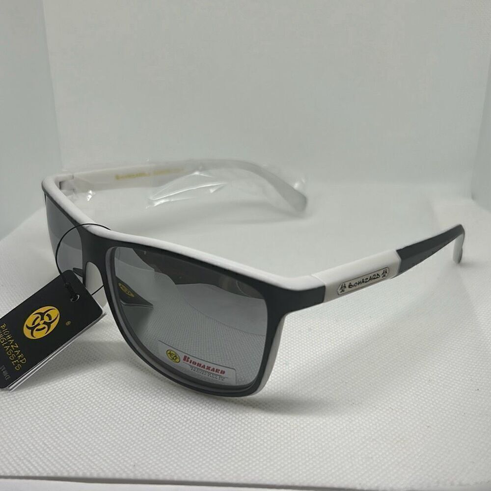 Biohazard Mens Mirrored Sunglasses